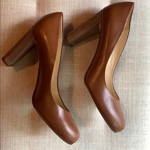 ✨2 x HP!✨Kate Spade Leslie - Brown Ash Wood Heels